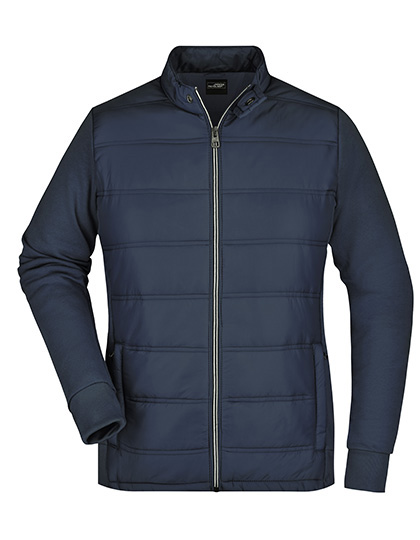 James&Nicholson Ladies´ Hybrid Sweat Jacket