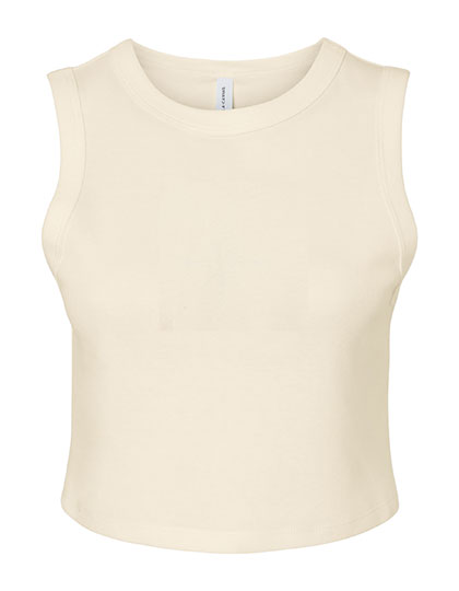 Bella Women´s Micro Rib Muscle Crop Tank