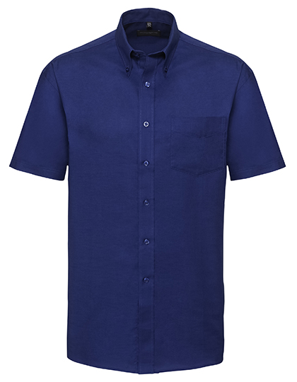 Russell Collection Men´s Short Sleeve Easy Care Oxford Shirt