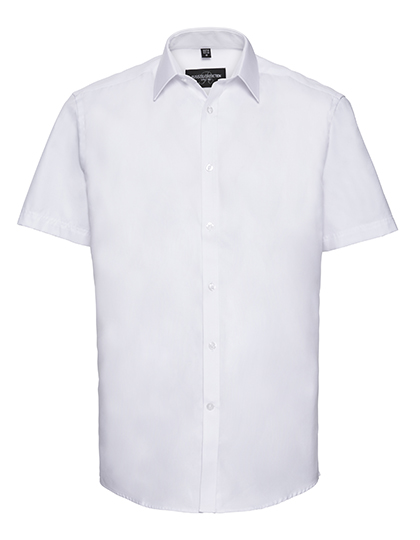 Russell Collection Men´s Short Sleeve Herringbone Shirt