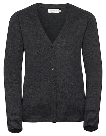 Russell Collection Ladies´ V-Neck Knitted Cardigan