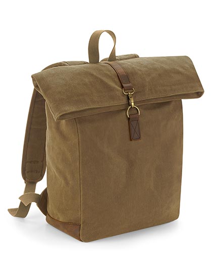 Quadra Heritage Waxed Canvas Backpack