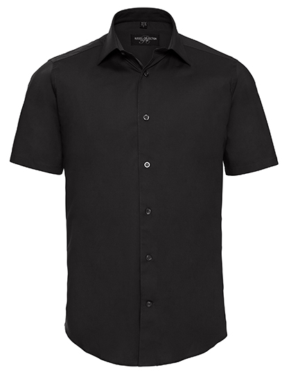 Russell Collection Men´s Short Sleeve Easy Care Fitted Shirt