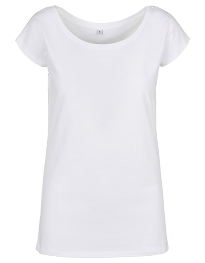 Build Your Brand Basic Ladies´ Wide Neck Tee