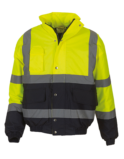 YOKO Hi-Vis Two-Tone Bomber Jacket