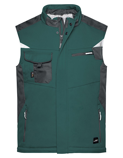 James&Nicholson Craftsmen Softshell Vest -STRONG-