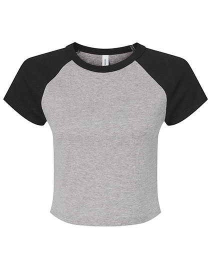 Bella Women´s Micro Rib Raglan Baby Tee